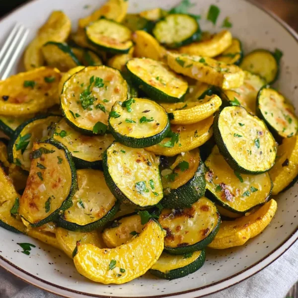 Air Fryer Squash and Zucchini
