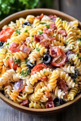 Bacon Ranch Pasta Salad
