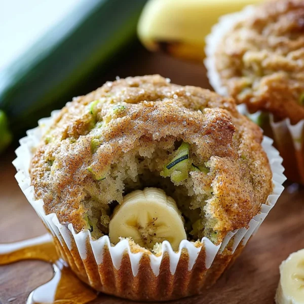 Banana Zucchini Muffins