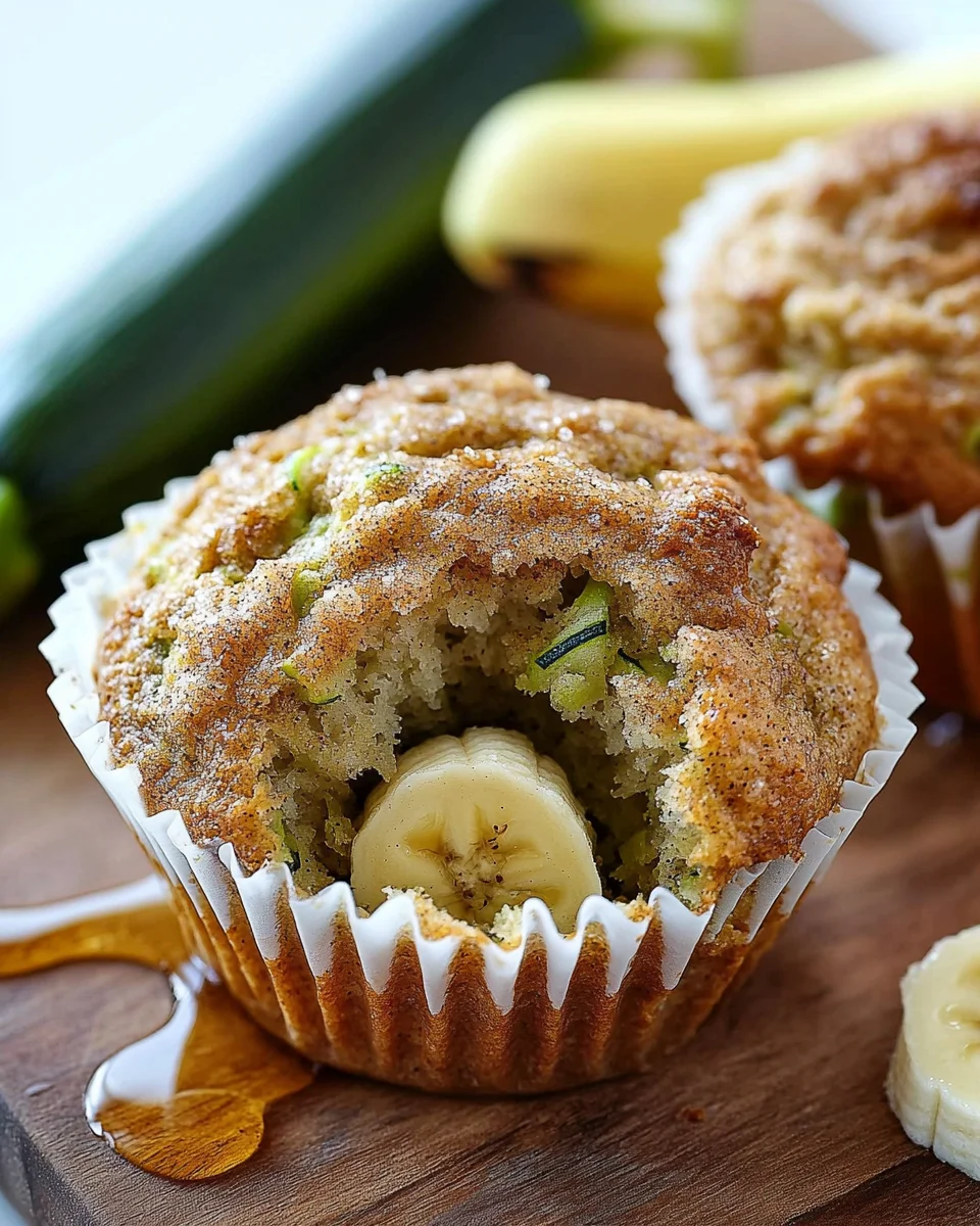 Banana Zucchini Muffins