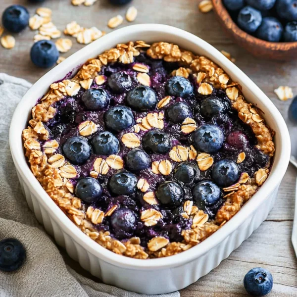 Blueberry Baked Oatmeal