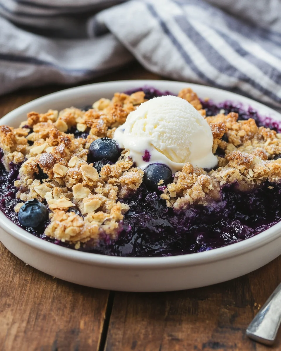 Blueberry Crisp