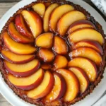 Bourbon Peach Upside-Down Cake