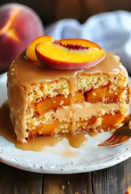 Brown Sugar Peach Cake