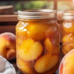 Canning Peaches in Light Syrup