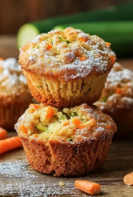 Carrot Cake Zucchini Muffins