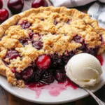 Cherry Crumble Pie