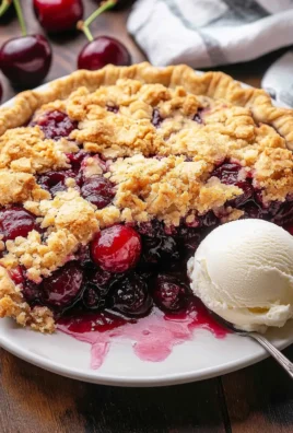 Cherry Crumble Pie