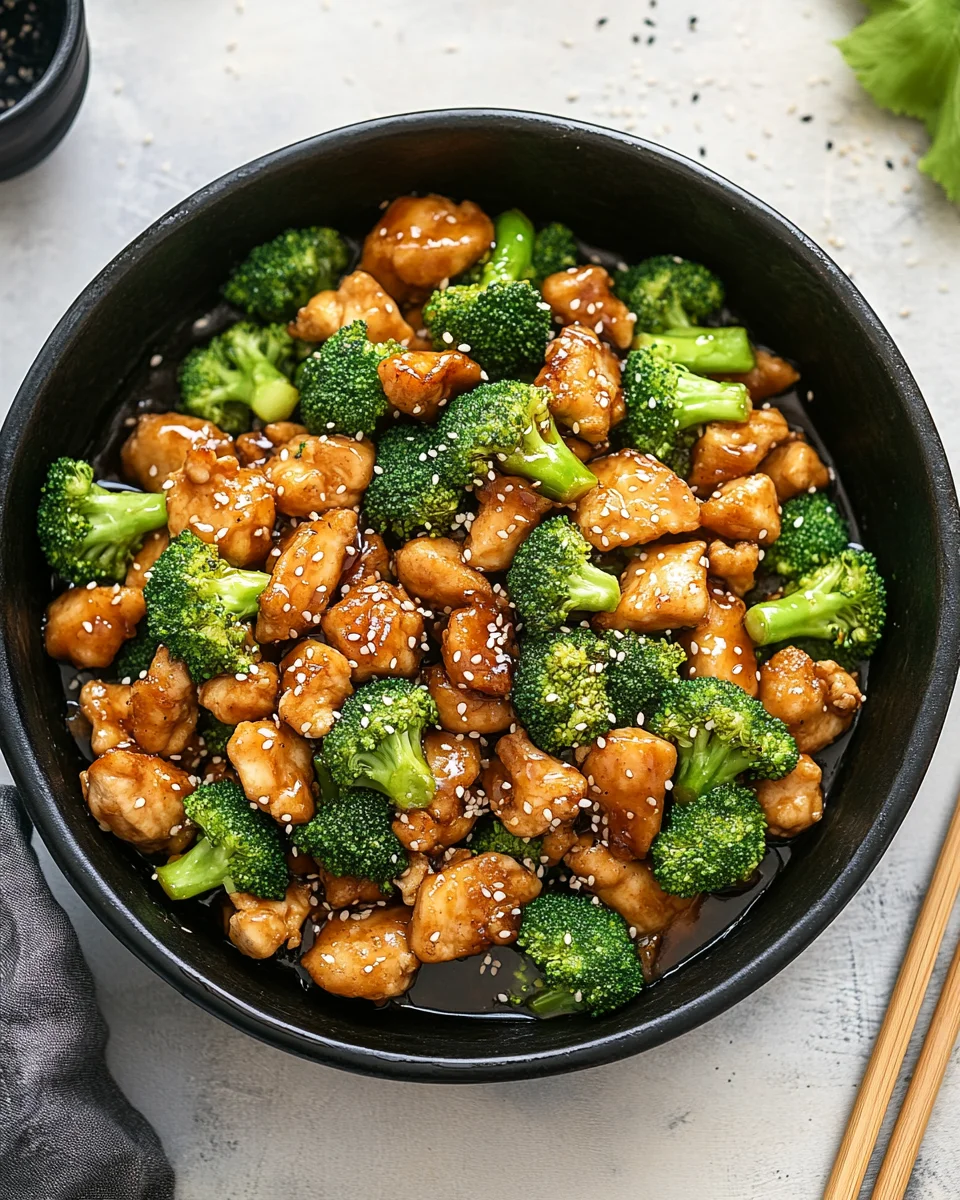 Chinese Chicken and Broccoli