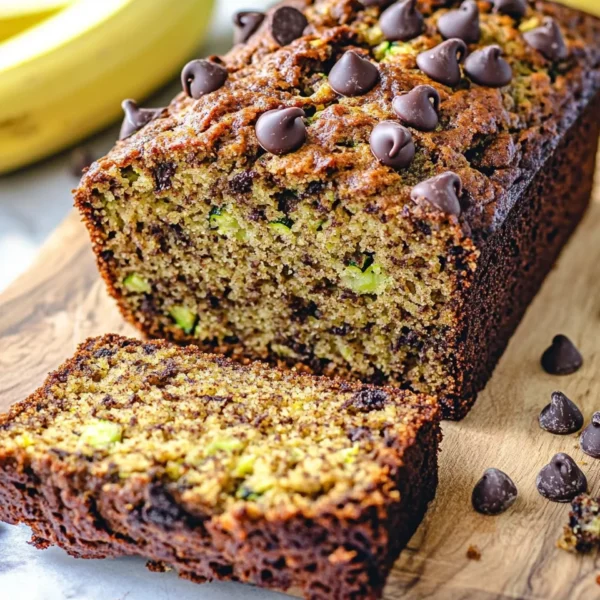 Chocolate Chip Zucchini Banana Bread