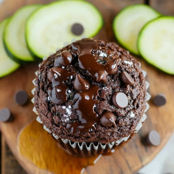 Chocolate Zucchini Muffins