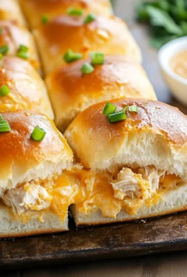 Crack Chicken Sliders on Hawaiian Rolls