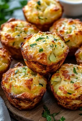 Crispy Parmesan Zucchini Potato Muffins