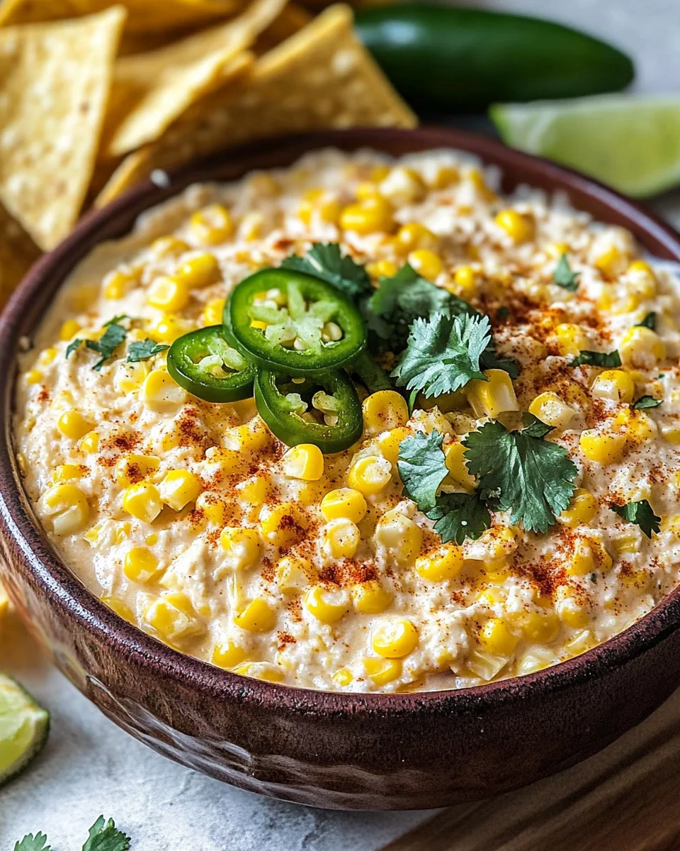 Crockpot Jalapeno Corn Dip