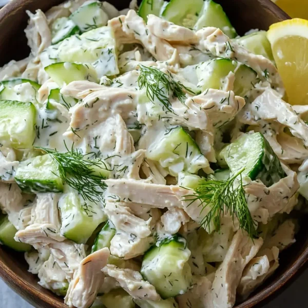 Cucumber Dill Rotisserie Chicken Salad