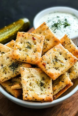 Dill Pickle Saltine Crackers