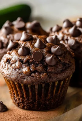Double Chocolate Zucchini Muffins