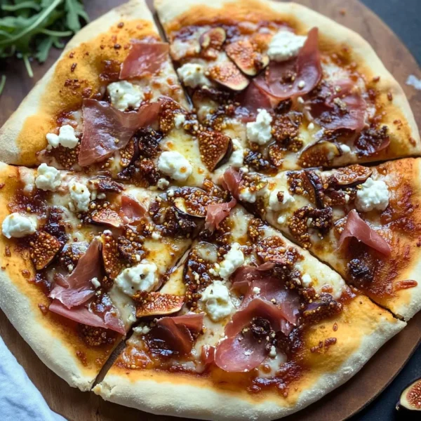 Easy 20-Minute Fig Jam Pizza with Goat Cheese and Prosciutto