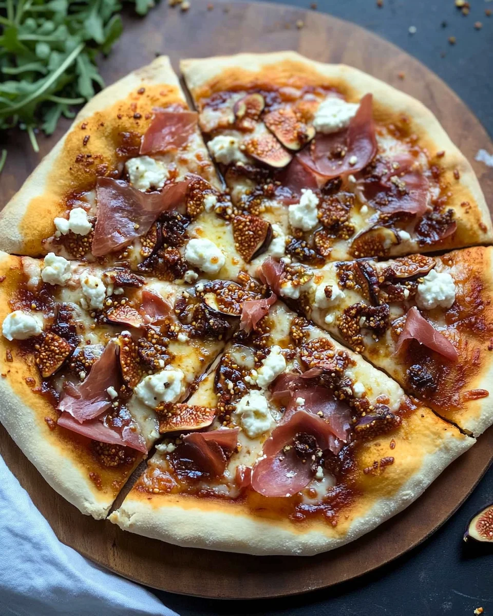 Easy 20-Minute Fig Jam Pizza with Goat Cheese and Prosciutto