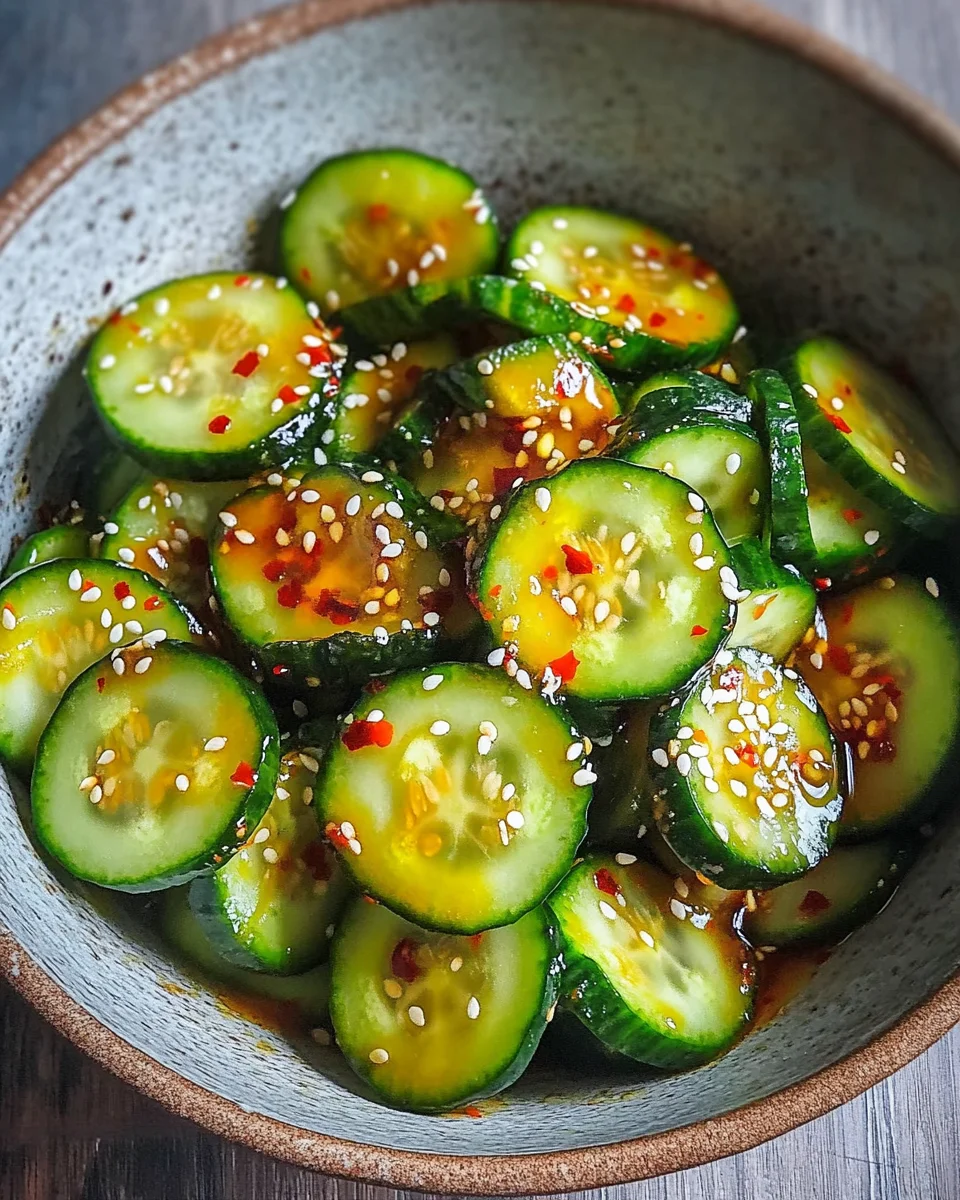 Easy Asian Cucumber Salad