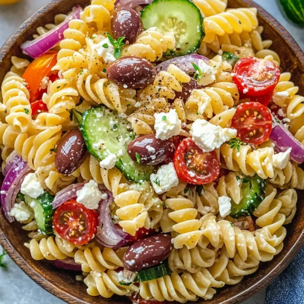 Easy Greek Pasta Salad