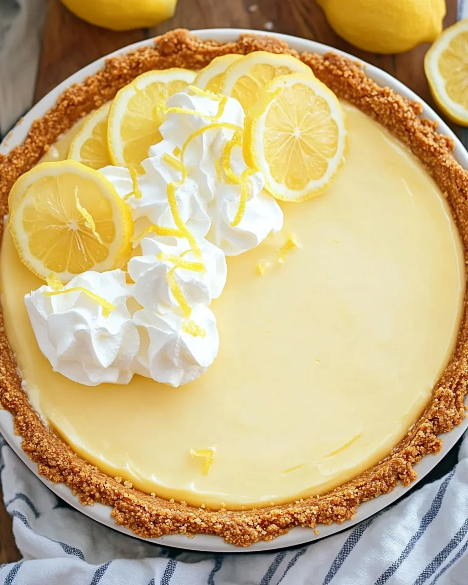Easy Lemon Cream Pie