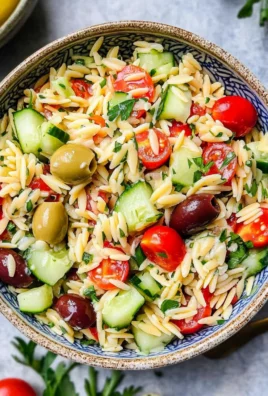 Easy Orzo Pasta Salad