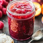 Easy Raspberry Peach Jam