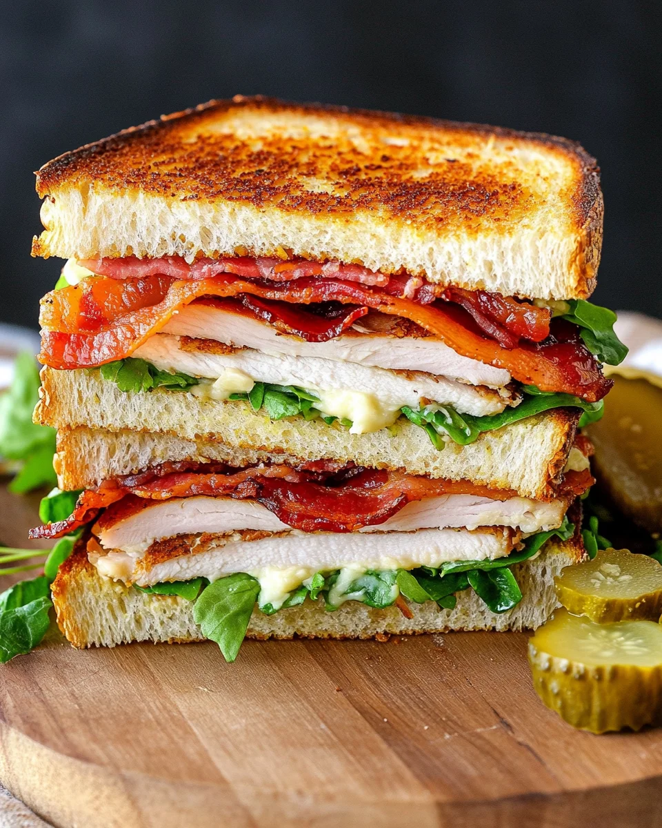 Easy Turkey Club Sandwich