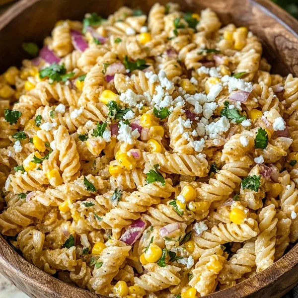 Elote Pasta Salad Recipe (Mexican Street Corn)