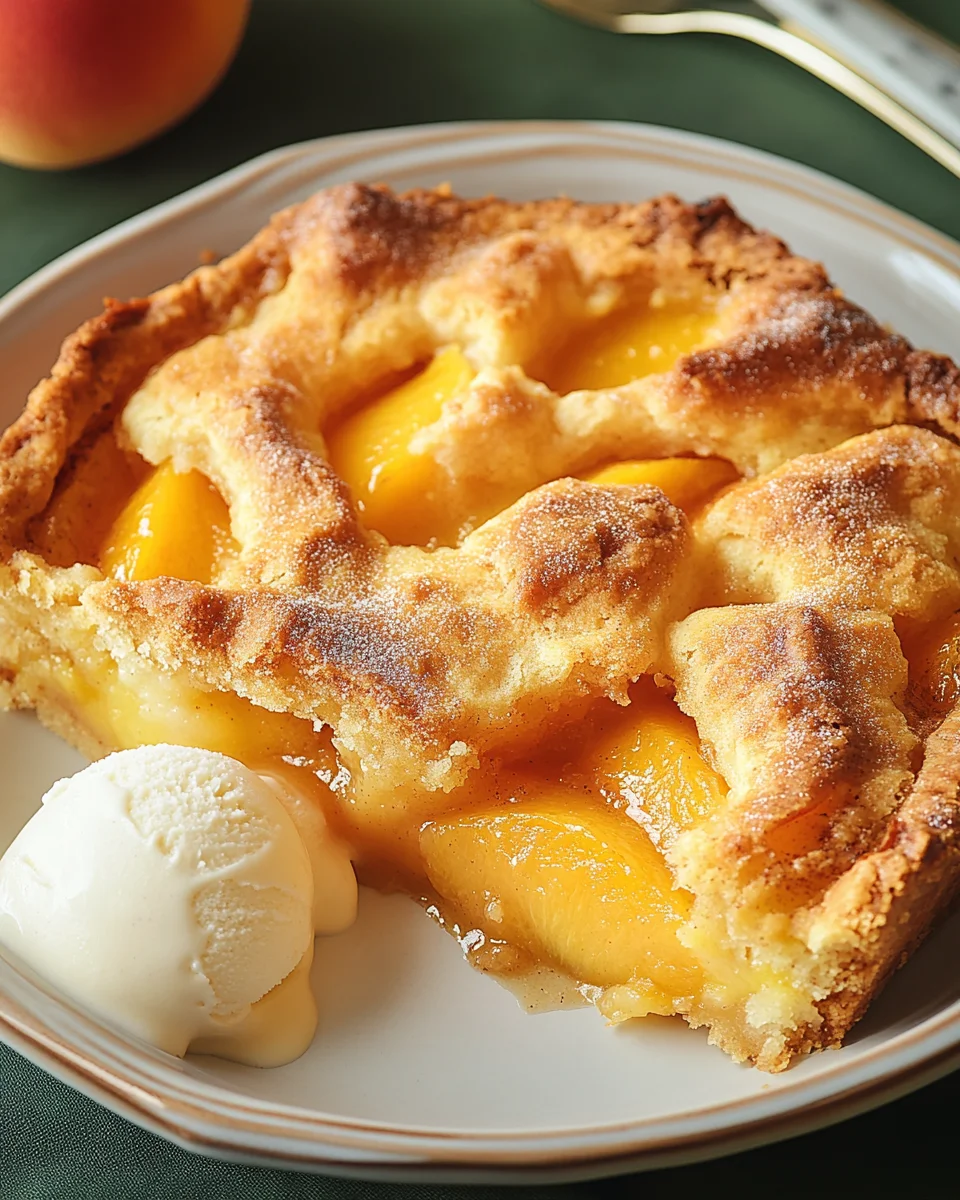 Farm Fresh Peach Cobbler