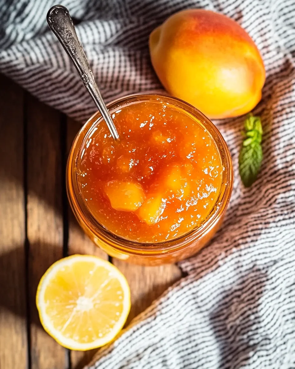 French Peach Jam Recipe