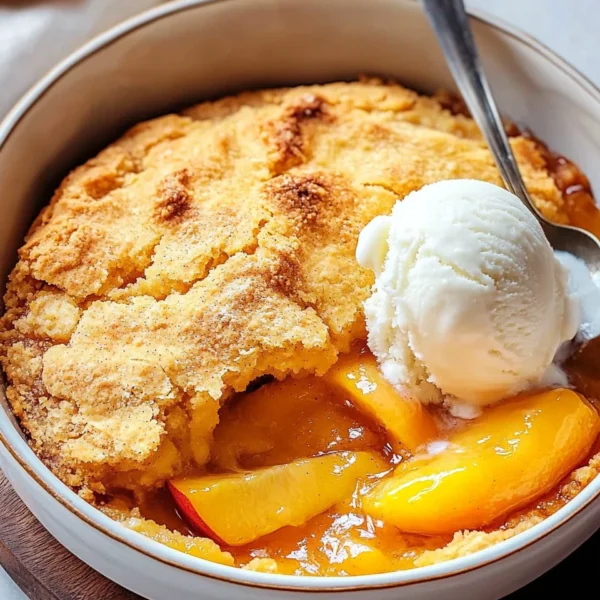 Fresh Peach Cobbler