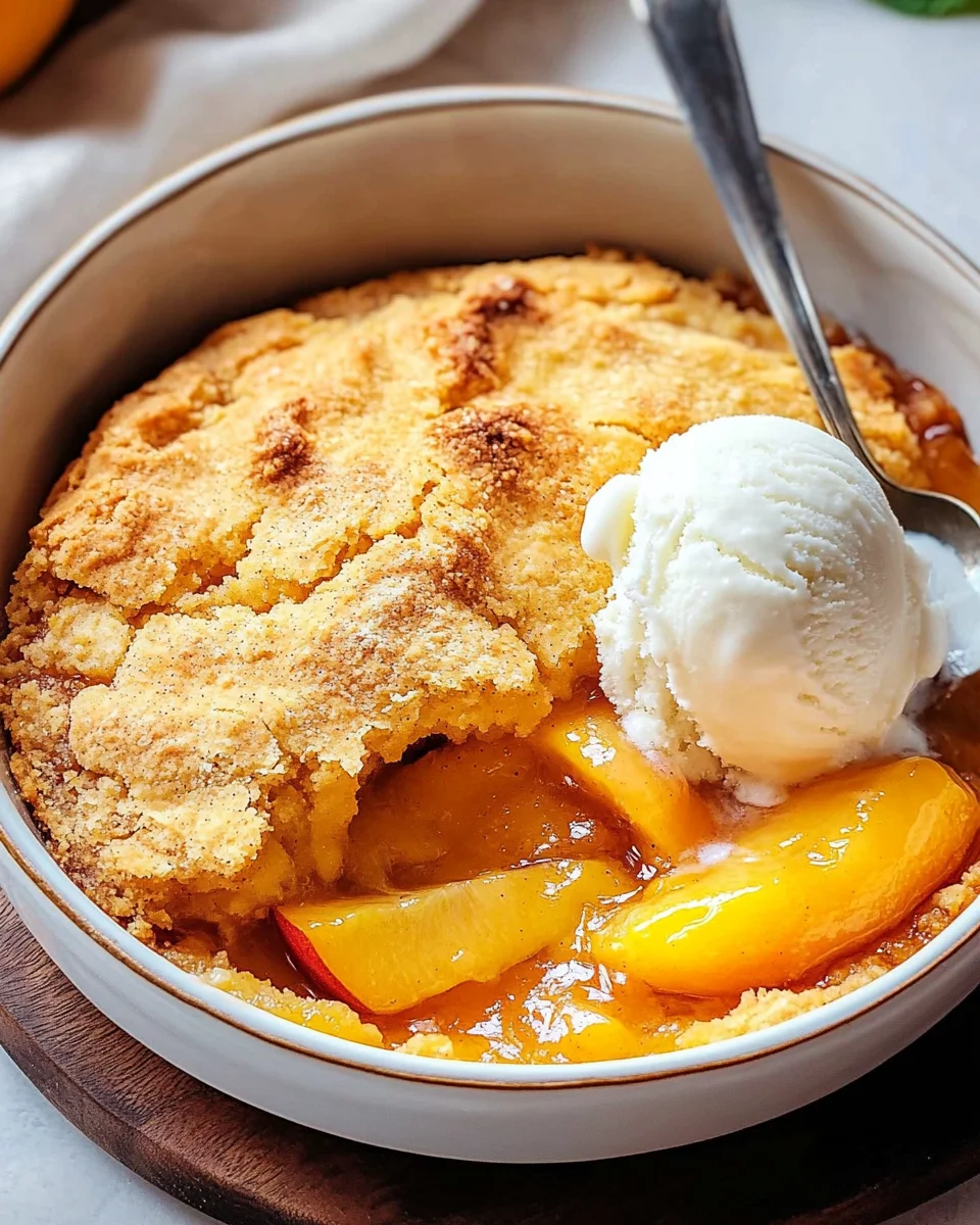 Fresh Peach Cobbler