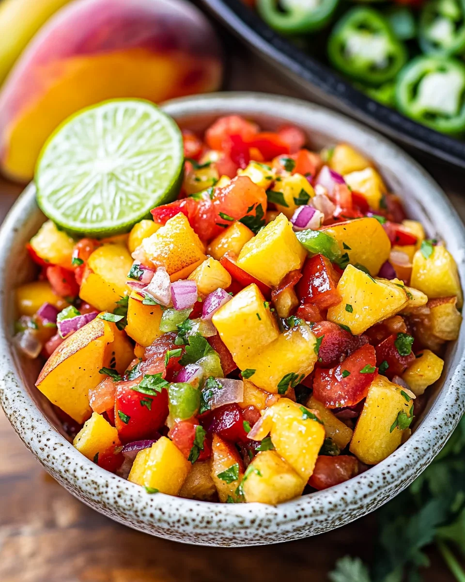 Fresh Peach Salsa
