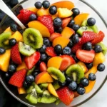 Fruit Salad with Honey Lime Dressing