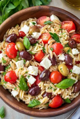 Greek Orzo Pasta Salad