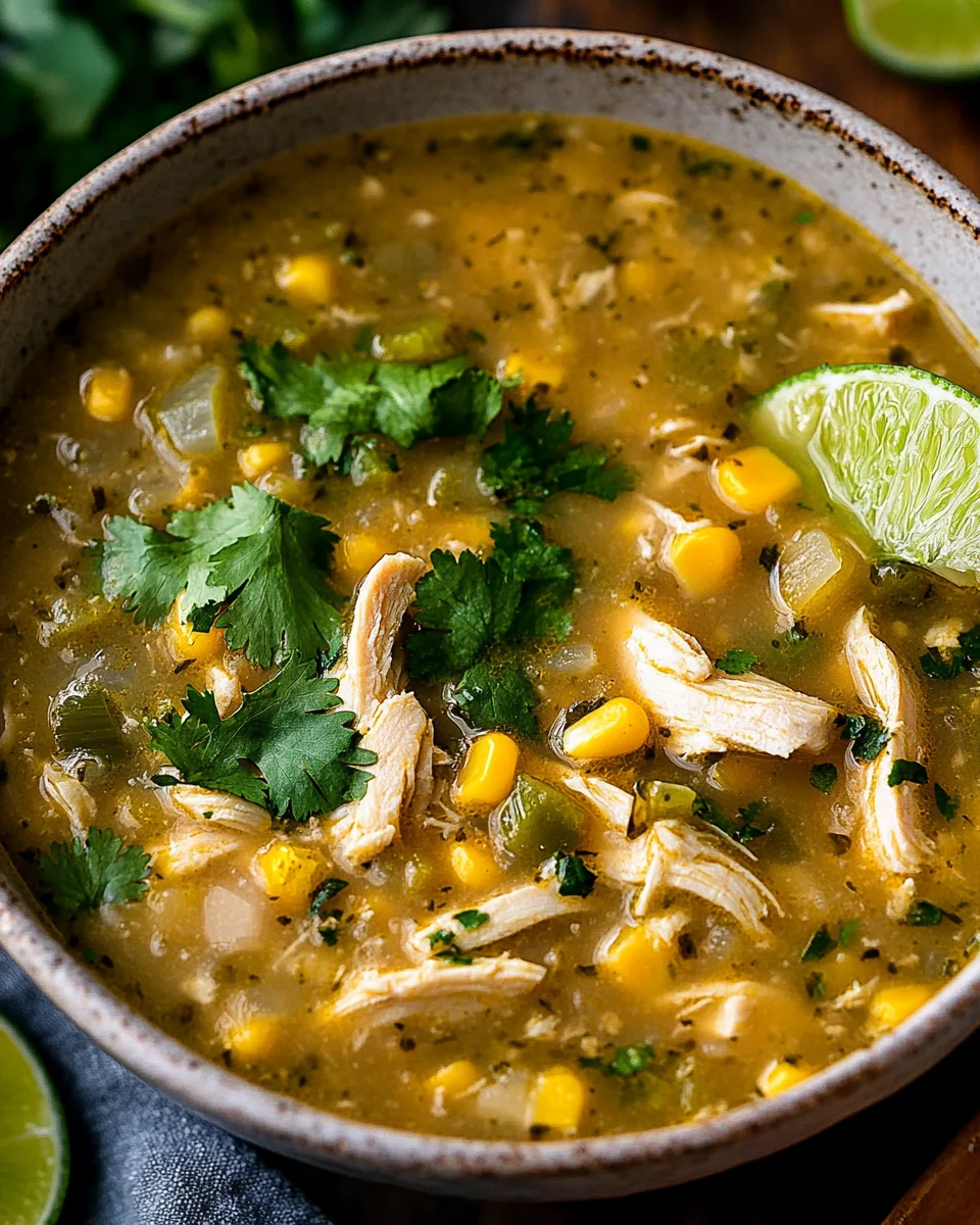 Green Chile Chicken Stew