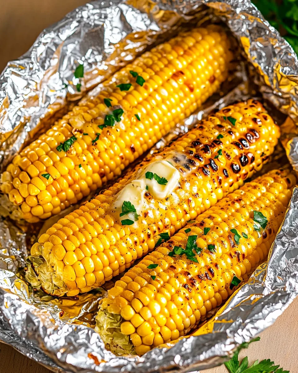 Grilled Corn on the Cob in Foil