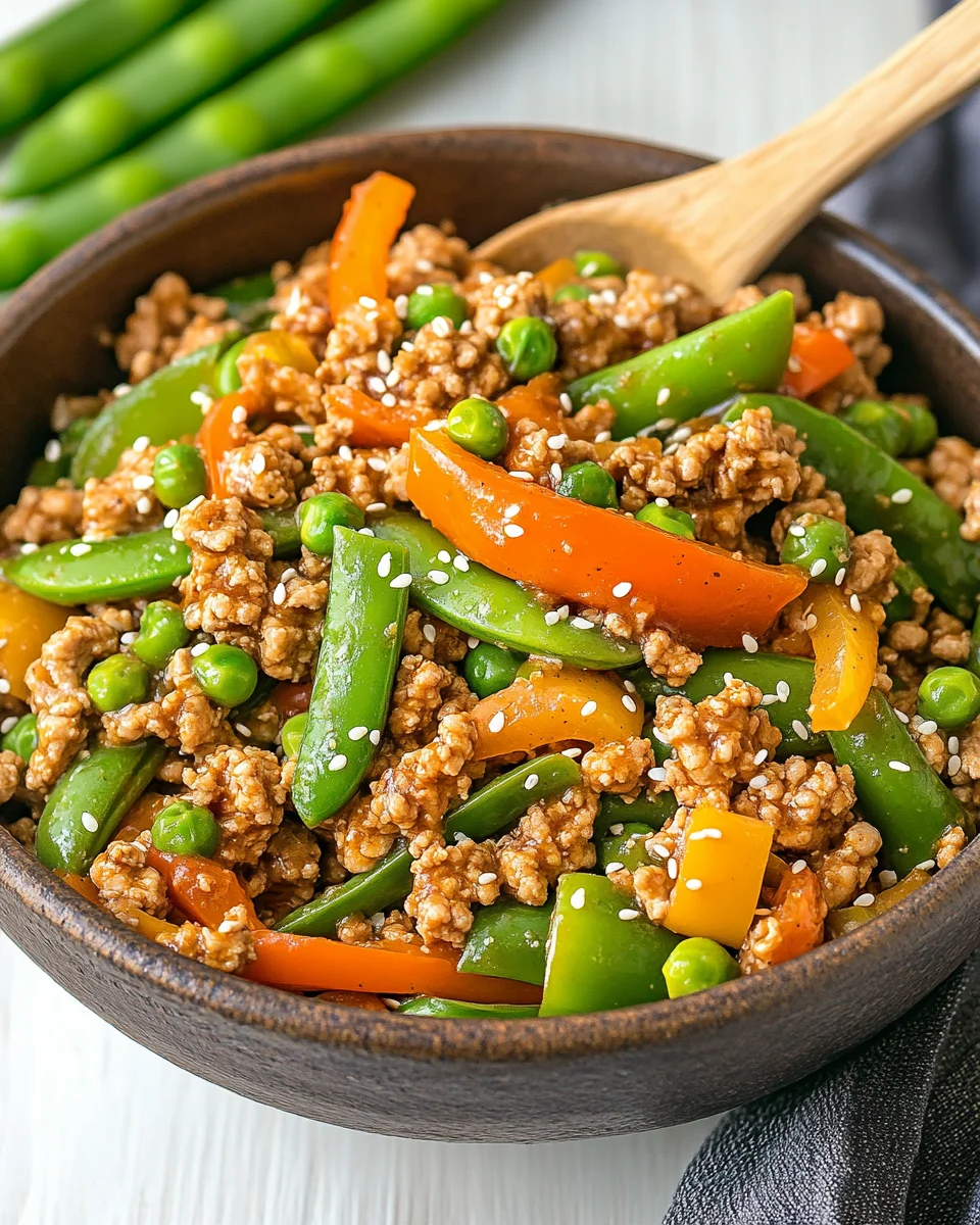 Ground Turkey Teriyaki Stir Fry