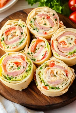 Ham And Turkey Pinwheels