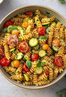 Healthy Tomato Zucchini Pasta