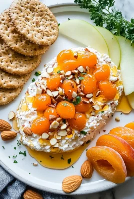 Honey, Apricot, and Almond Goat Cheese Spread