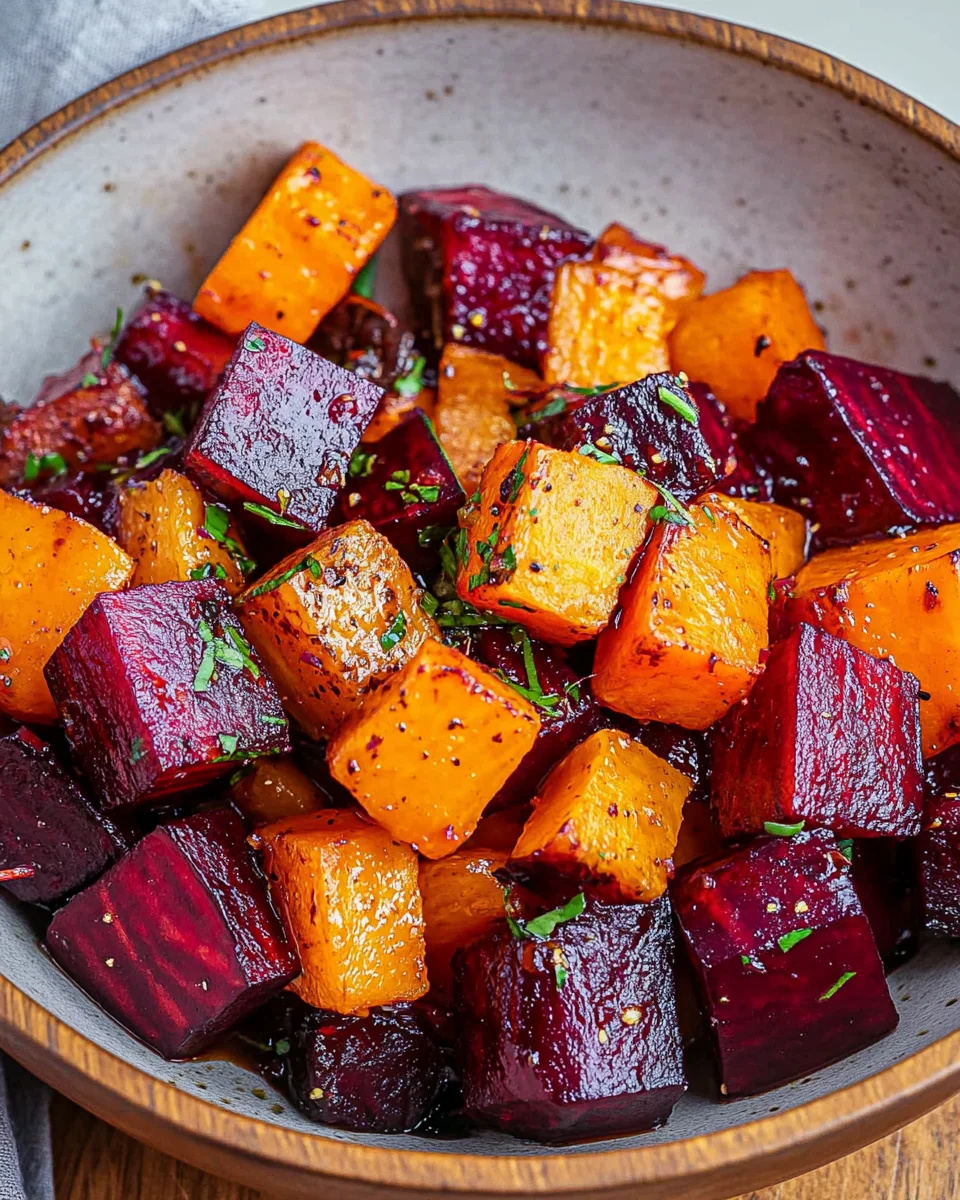 Honey Roasted Beets & Carrots