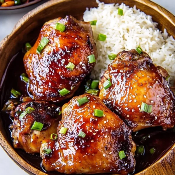 Honey Soy Baked Chicken Thighs