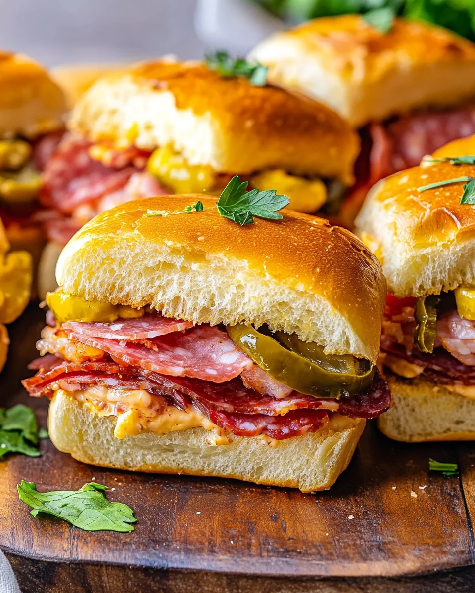 Hot Italian Sub Sliders