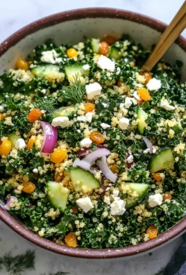 Kale Quinoa Salad - With Lemon Dressing
