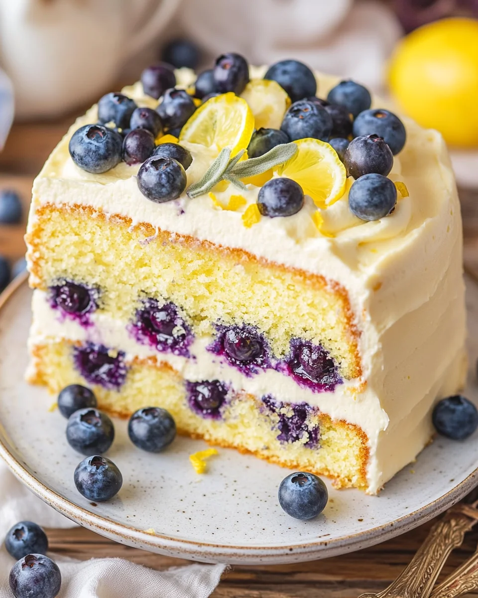 Lemon Blueberry Cake