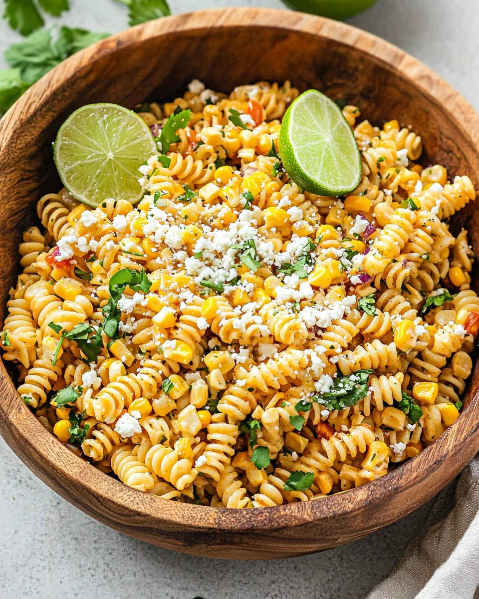 Mexican Street Corn Pasta Salad