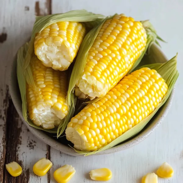 Microwave Corn on the Cob in Husk